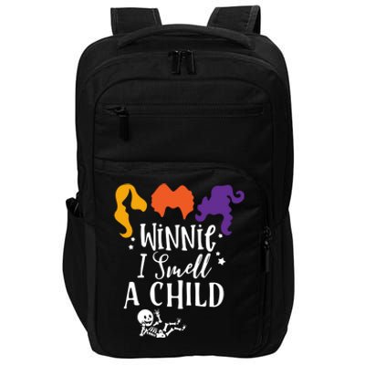 Baby Skeleton Pregnancy Halloween Winnie I Smell A Gift Impact Tech Backpack