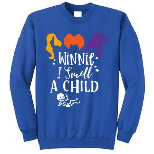 Baby Skeleton Pregnancy Halloween Winnie I Smell A Gift Sweatshirt