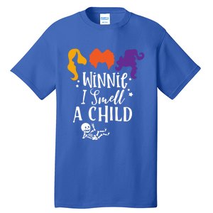 Baby Skeleton Pregnancy Halloween Winnie I Smell A Gift Tall T-Shirt