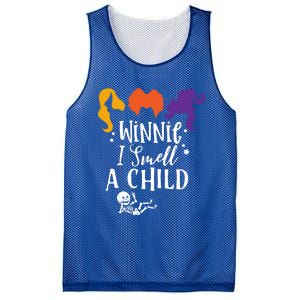 Baby Skeleton Pregnancy Halloween Winnie I Smell A Gift Mesh Reversible Basketball Jersey Tank