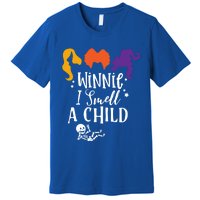 Baby Skeleton Pregnancy Halloween Winnie I Smell A Gift Premium T-Shirt