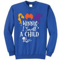 Baby Skeleton Pregnancy Halloween Winnie I Smell A Gift Tall Sweatshirt