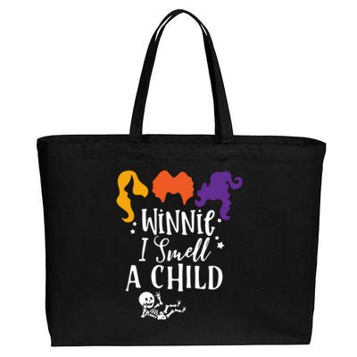 Baby Skeleton Pregnancy Halloween Winnie I Smell A Gift Cotton Canvas Jumbo Tote