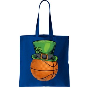 Basketball St Patricks Day Ball Leprechaun Hat Gift Tote Bag