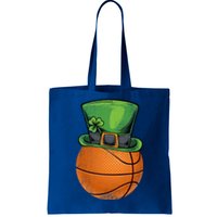 Basketball St Patricks Day Ball Leprechaun Hat Gift Tote Bag