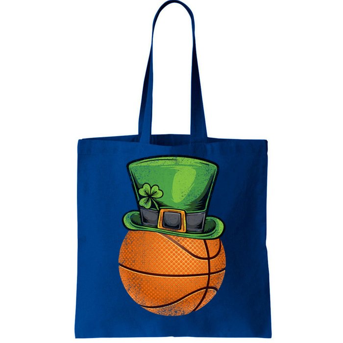 Basketball St Patricks Day Ball Leprechaun Hat Gift Tote Bag