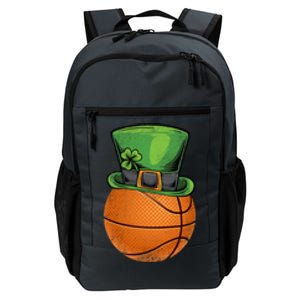 Basketball St Patricks Day Ball Leprechaun Hat Gift Daily Commute Backpack