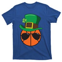 Basketball St Patricks Day Ball Luck Leprechaun Hat Gift T-Shirt