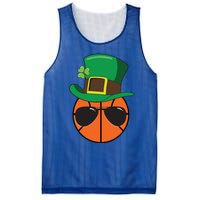 Basketball St Patricks Day Ball Luck Leprechaun Hat Gift Mesh Reversible Basketball Jersey Tank