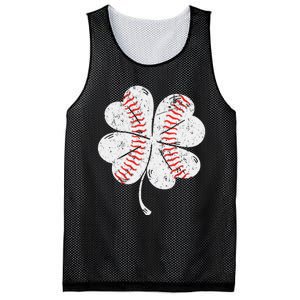 Baseball St Patties Shamrock St Patricks Day Mesh Reversible Basketball Jersey Tank