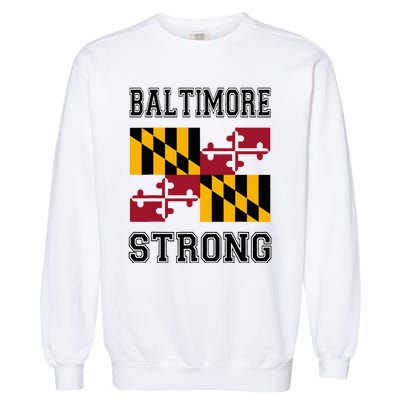 Baltimore Strong Patapsco River Baltimore Garment-Dyed Sweatshirt