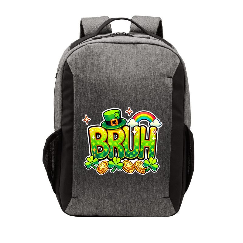 Bruh St Patricks Day Teens Saint Patricks Day Vector Backpack