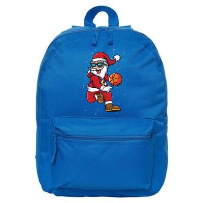 Basketball Santa Playing Christmas Boys Sports Xmas Gift 16 in Basic Backpack
