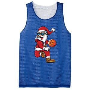 Basketball Santa Playing Christmas Boys Sports Xmas Gift Mesh Reversible Basketball Jersey Tank