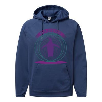 Big Sister Penguin Performance Fleece Hoodie