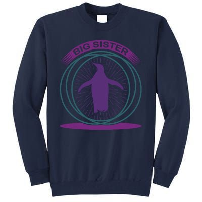 Big Sister Penguin Tall Sweatshirt