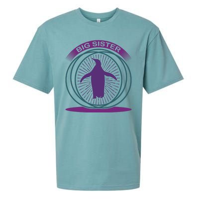 Big Sister Penguin Sueded Cloud Jersey T-Shirt