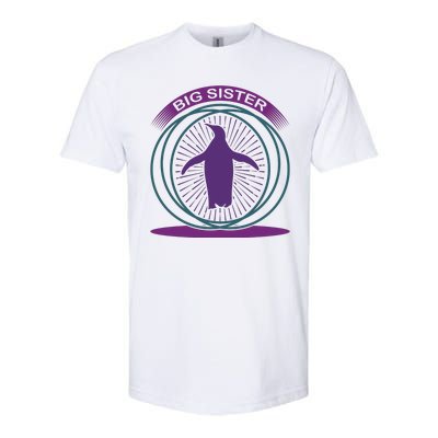 Big Sister Penguin Softstyle CVC T-Shirt