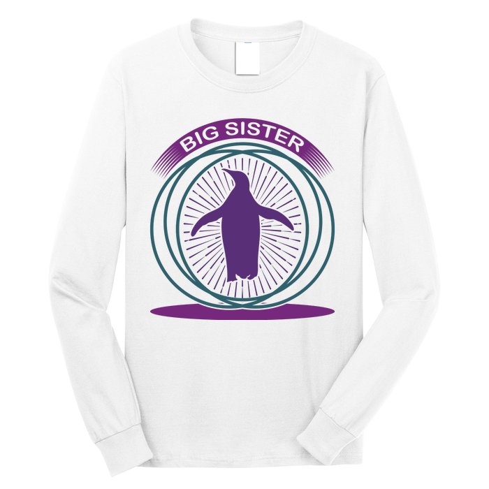 Big Sister Penguin Long Sleeve Shirt