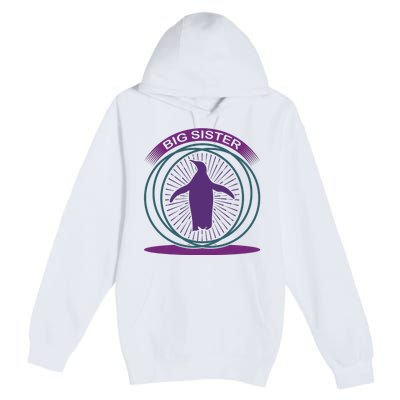 Big Sister Penguin Premium Pullover Hoodie