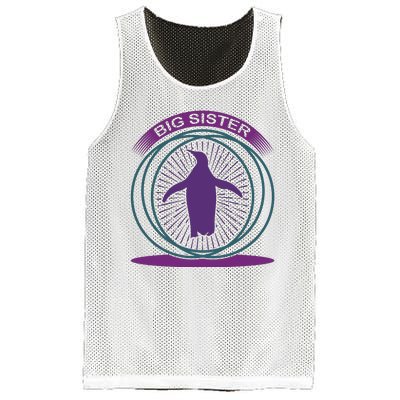 Big Sister Penguin Mesh Reversible Basketball Jersey Tank