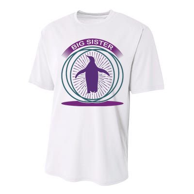 Big Sister Penguin Performance Sprint T-Shirt