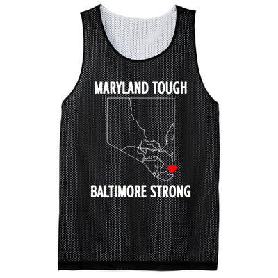 Baltimore Strong Pray For Baltimore Mesh Reversible Basketball Jersey Tank