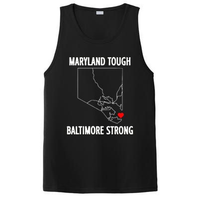 Baltimore Strong Pray For Baltimore PosiCharge Competitor Tank