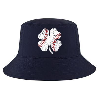 Baseball St Patricks Day Catcher Pitcher Shamrock Cool Comfort Performance Bucket Hat