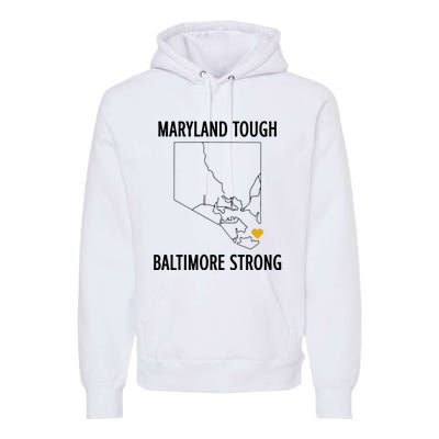 Baltimore Strong Pray For Baltimore Premium Hoodie