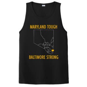 Baltimore Strong Pray For Baltimore PosiCharge Competitor Tank