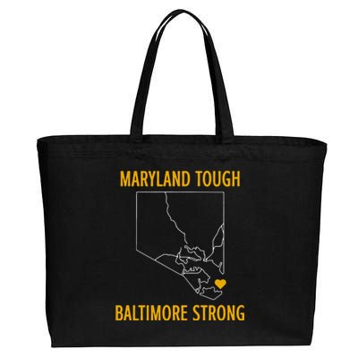 Baltimore Strong Pray For Baltimore Cotton Canvas Jumbo Tote