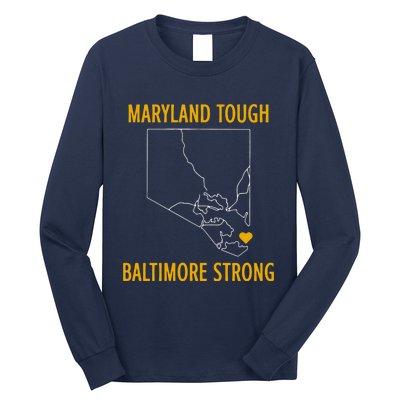 Baltimore Strong Pray For Baltimore Long Sleeve Shirt