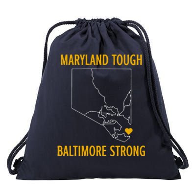 Baltimore Strong Pray For Baltimore Drawstring Bag