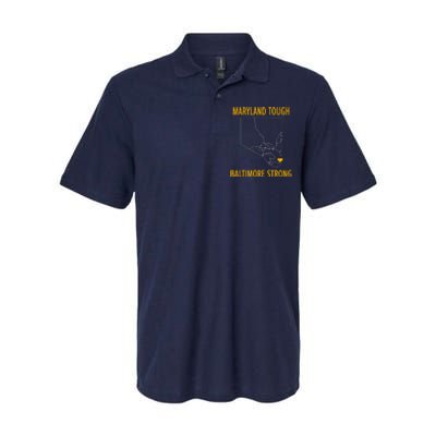 Baltimore Strong Pray For Baltimore Softstyle Adult Sport Polo