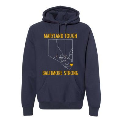 Baltimore Strong Pray For Baltimore Premium Hoodie