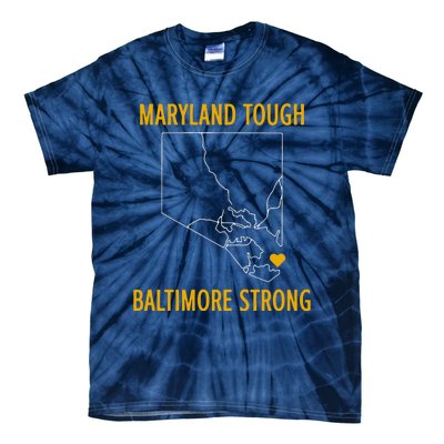 Baltimore Strong Pray For Baltimore Tie-Dye T-Shirt