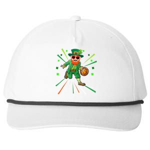 Basketball St Patricks Day Leprechaun Gift Snapback Five-Panel Rope Hat