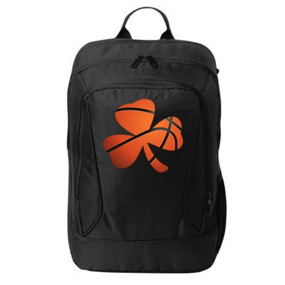 Basketball St Patricks Day Clover Shamrock Funny Gift City Backpack