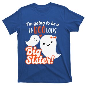 Big Sister Pregnancy Announcement Cute Ghost Halloween T-Shirt