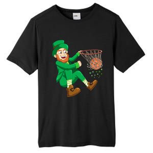 Basketball St Patricks Day Leprechaun Gift Tall Fusion ChromaSoft Performance T-Shirt