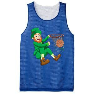 Basketball St Patricks Day Leprechaun Gift Mesh Reversible Basketball Jersey Tank