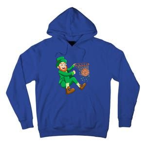 Basketball St Patricks Day Leprechaun Gift Tall Hoodie