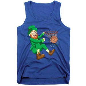 Basketball St Patricks Day Leprechaun Gift Tank Top