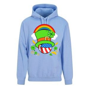 Basketball St Patricks Day Leprechaun Hat Usa Flag Rainbow Great Gift Unisex Surf Hoodie