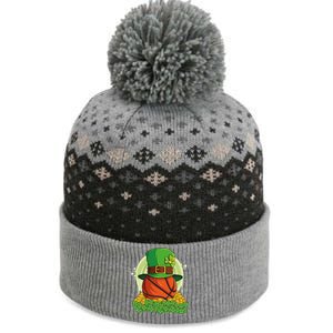 Basketball St Patricks Day Love Shamrock Gift The Baniff Cuffed Pom Beanie