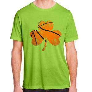 Basketball St Patricks Day Sports Gift 8 10 12 Shamrock Great Gift Adult ChromaSoft Performance T-Shirt