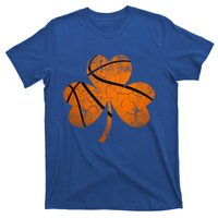 Basketball St Patricks Day Sports Gift 8 10 12 Shamrock Great Gift T-Shirt