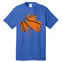 Basketball St Patricks Day Sports Gift 8 10 12 Shamrock Great Gift Tall T-Shirt