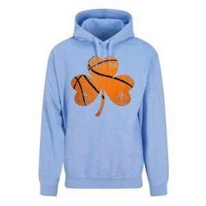 Basketball St Patricks Day Sports Gift 8 10 12 Shamrock Great Gift Unisex Surf Hoodie